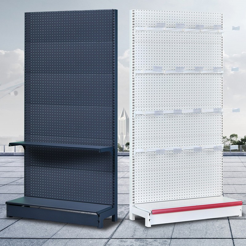 Perforated board storage rack mobile phone accessories hardware tool rack pet shop fishing gear display rack socks jewelry shelf