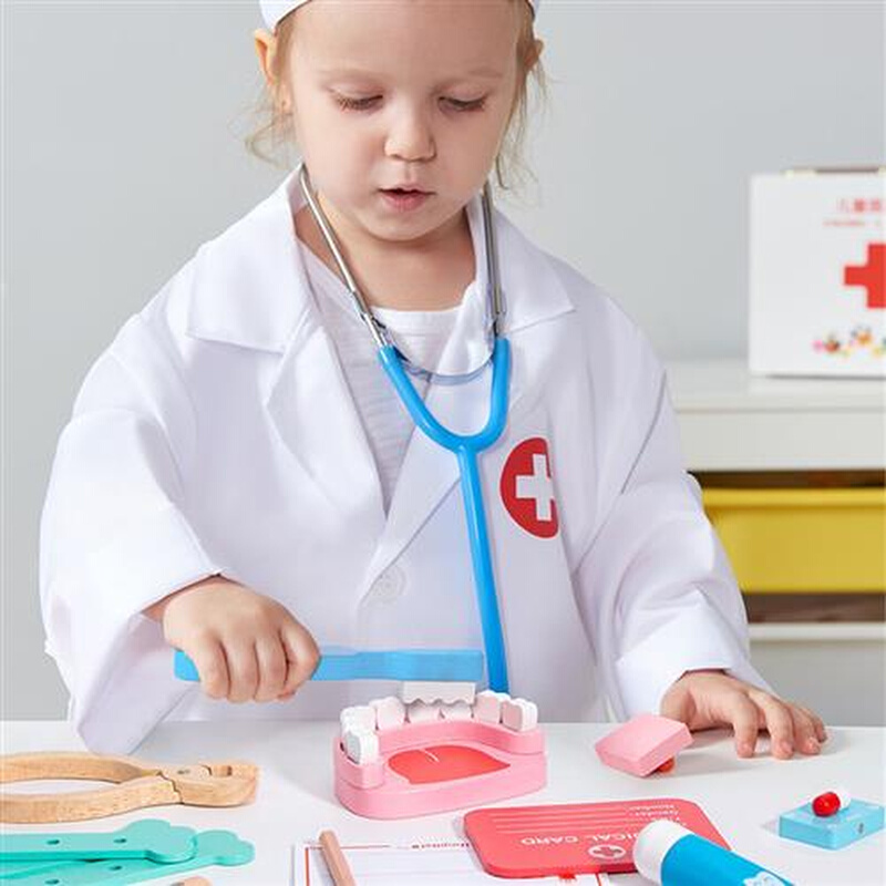 儿童玩具时尚礼物过家家儿童医生玩具套装女孩护士打针Q工具箱小-图0