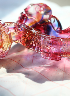 龙凤吉祥琉璃如意风n水摆件居家客厅装饰柜桌面摆放婚庆节日送礼