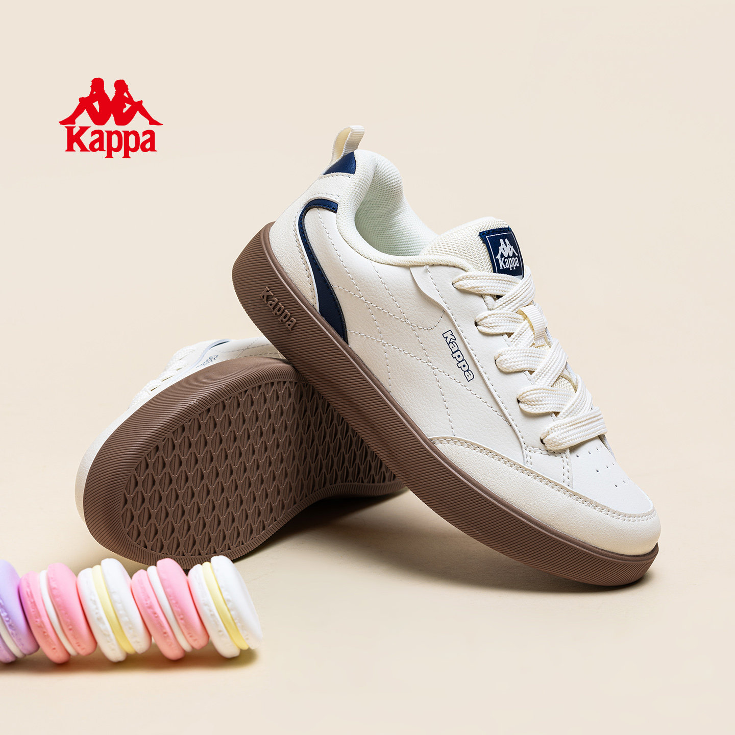 Kappa女鞋板鞋女款2026新款秋冬复古厚底小白鞋休闲鞋子女运动鞋,淘宝优惠券,粉丝福利购,淘宝优惠卷