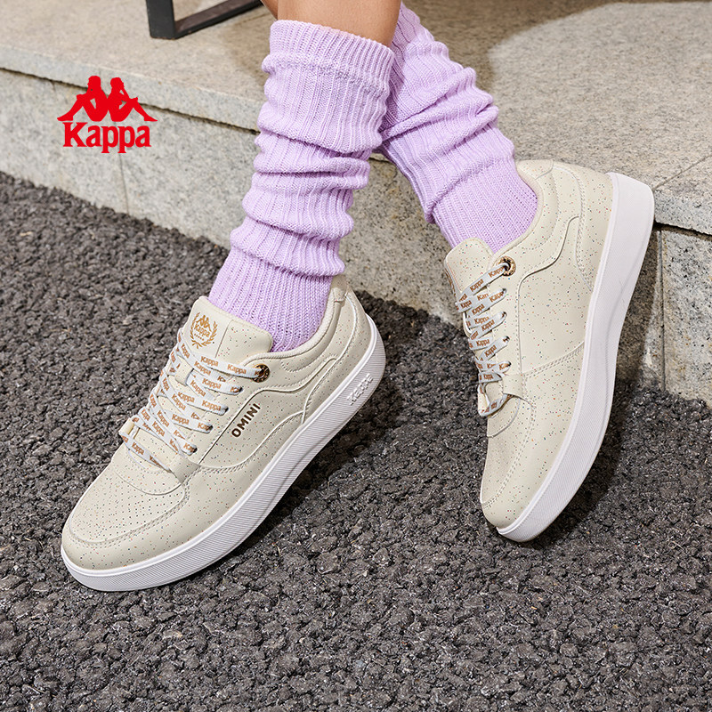 kappa卡帕板鞋女鞋2026春季新款学生休闲运动鞋子百搭增高小白鞋,淘宝优惠券,粉丝福利购,淘宝优惠卷