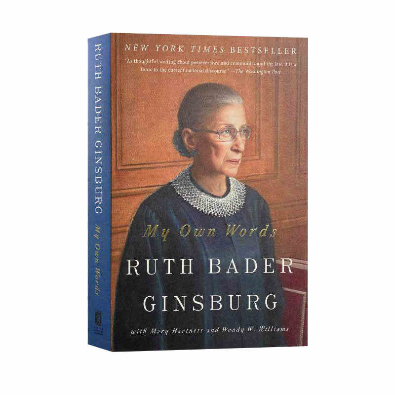 进口英文原版 金斯伯格大法官自传  人物传记书籍 My Own Words Ginsburg Ruth Bader Ginsburg RBG 现货 - 图3