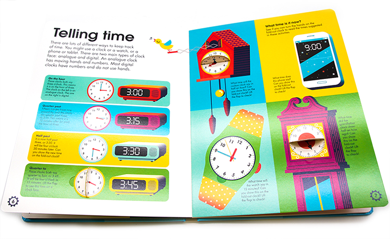 进口英文原版绘本 DK时钟书How to Tell the Time: A Lift-the-flap Guide to Telling the Time 儿童时间认知游戏玩具书 - 图1