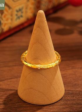 NININA高级感蛇形戒指蛇年转运开口戒幸运小蛇戒指蛇骨指环