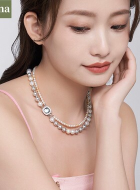 NININA倪妮同款锁骨链双层叠戴
