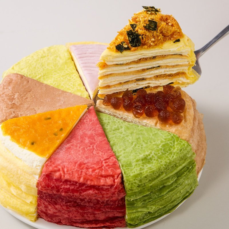 【AQIN阿钦】八拼千层蛋糕动物奶油肉松奶黄芒果生日蛋糕甜品,淘宝优惠券,粉丝福利购,淘宝优惠卷