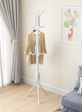 极速简易衣帽架卧室落地挂衣架家用经济型衣服架S子包架创意单杆