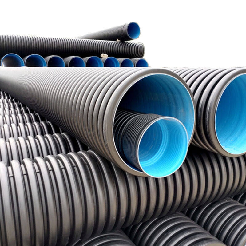 极速工孚大口径pe排水管排污管厂区排G水螺纹增强波纹管6m/根单位,淘宝优惠券,粉丝福利购,淘宝优惠卷