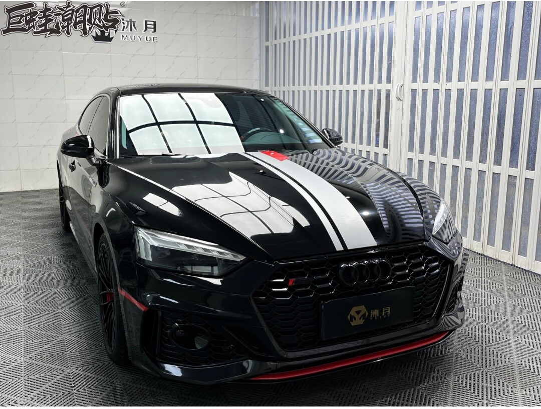 奥迪A5车贴A4LA3A6A7RS7TT全车改装贴纸S3S4S5车身改装饰运动拉花