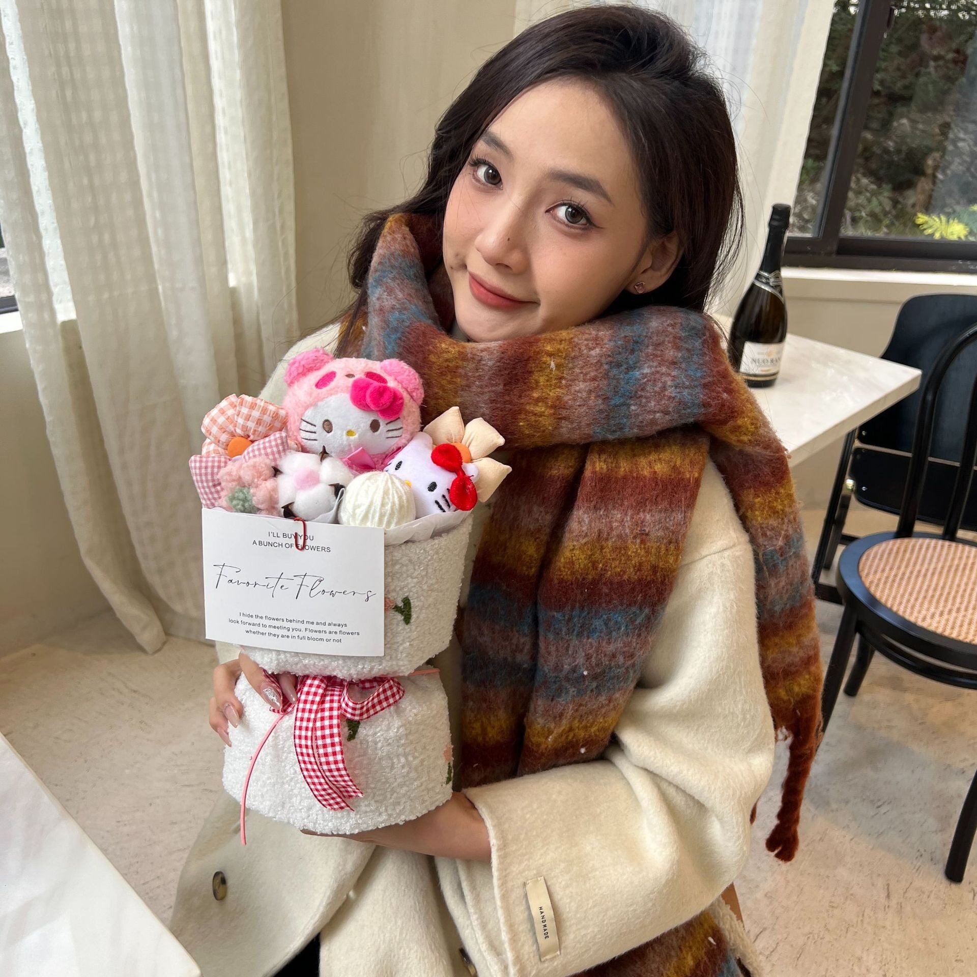 情人节礼物七夕花束玩偶送女生闺蜜朋友公仔成品生日礼物卡通公仔