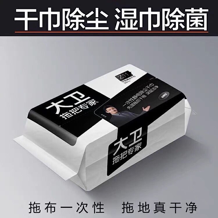 大卫拖把湿巾静电除尘纸拖把一次性拖布湿纸巾吸尘清洁免清洗干巾,淘宝优惠券,粉丝福利购,淘宝优惠卷
