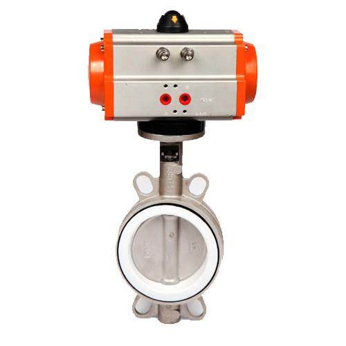 304不锈钢对夹气动蝶阀D671F-16P四氟耐酸碱腐蚀DN506580100150,淘宝优惠券,粉丝福利购,淘宝优惠卷