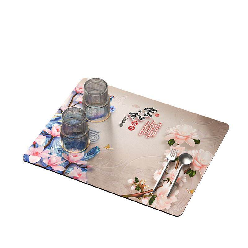 中国风沥水垫厨房台面吸水垫家用餐具厨具杯子碗盘餐垫免洗隔热垫,淘宝优惠券,粉丝福利购,淘宝优惠卷