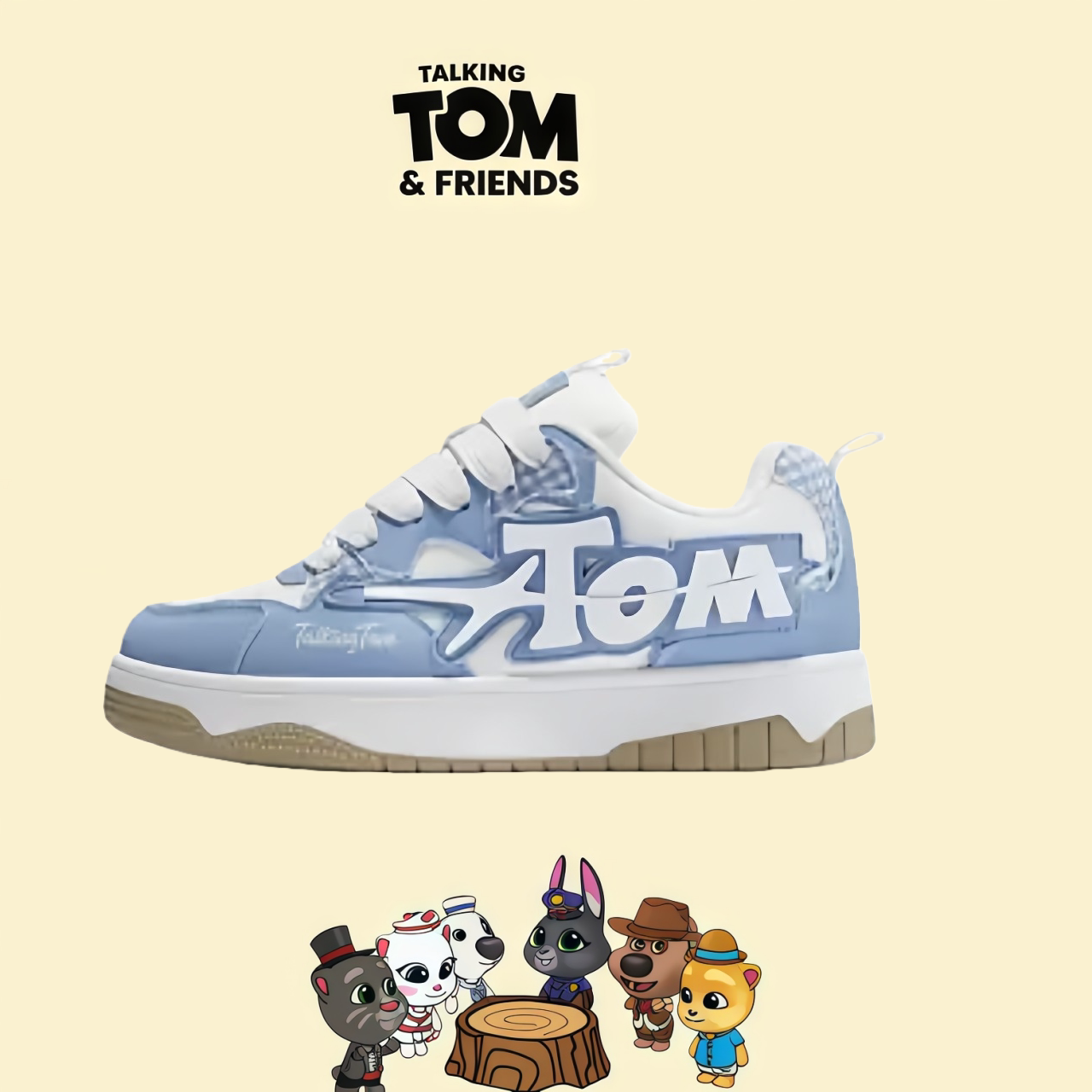 汤姆猫鞋子男鞋板鞋2026冬季新款百搭潮鞋休闲情侣运动面包鞋