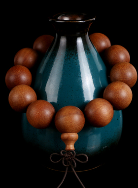 极速文玩天然老山檀木手串沉水红肉E黑肉佛珠手链圆珠男女款檀香