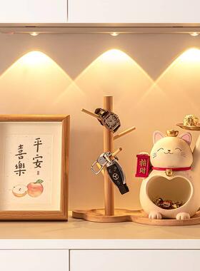 极速财猫饰入户i玄关钥件匙收纳摆门招口客厅家居乔迁之喜装新居