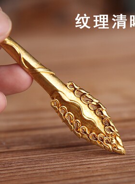 新品尼泊尔工艺黄铜文殊剑摆件佛供奉用品法器宝剑金刚.杵礼盒摆