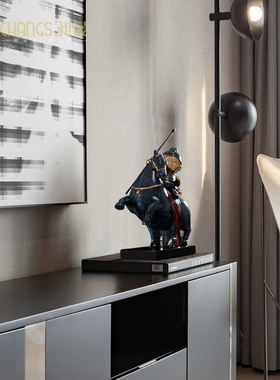 新品骑士兵马俑娃娃小兵西安x文创纪念品摆件客厅电视柜乔迁玄关