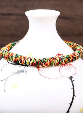 极速端午节五彩绳m手链金刚结手绳情侣手链儿童脚链佛系男女