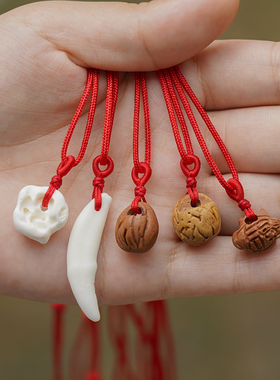 新品桃木挂件剑桃核宝宝婴儿童符惊压G狗牙邪闭身护驱吊坠桃篮葫