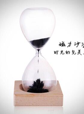 生命像花u一样绽放Mag沙net Horg磁力沙漏lass创意磁力 漏磁力沙