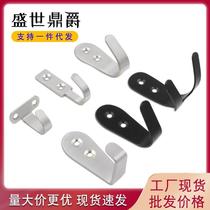 Hardware Cabinet Bathroom Hanging Hood Hooded Hood Hook Thickened Stainless Steel Single Double Door Rear Solid Double Crochet Hook