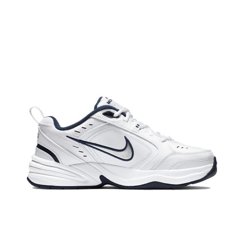 Nike Air Monarch 4 White Navy 莫妮卡 低帮 老爹鞋 男女同款 - 图0