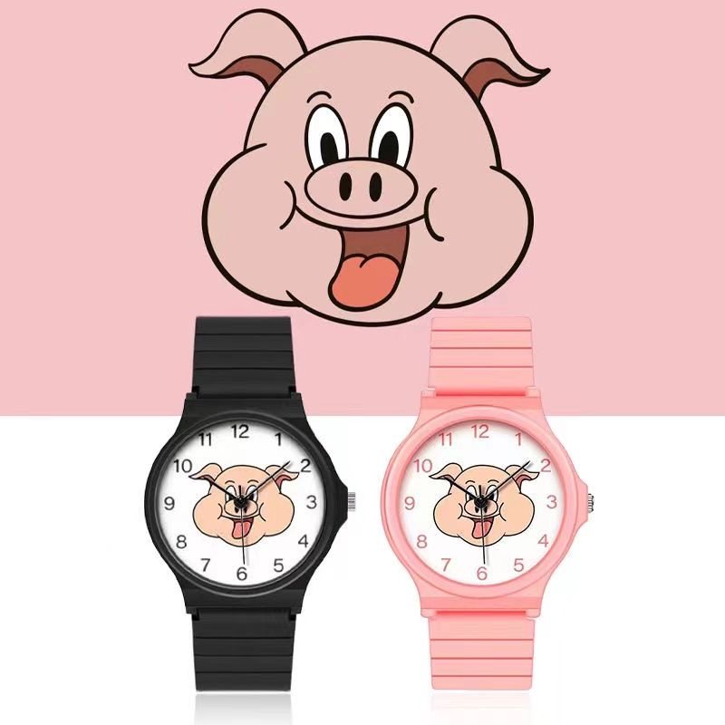 周处除三害手表同款小学生儿童石英表陈桂林阮经天粉色小猪电子表,淘宝优惠券,粉丝福利购,淘宝优惠卷