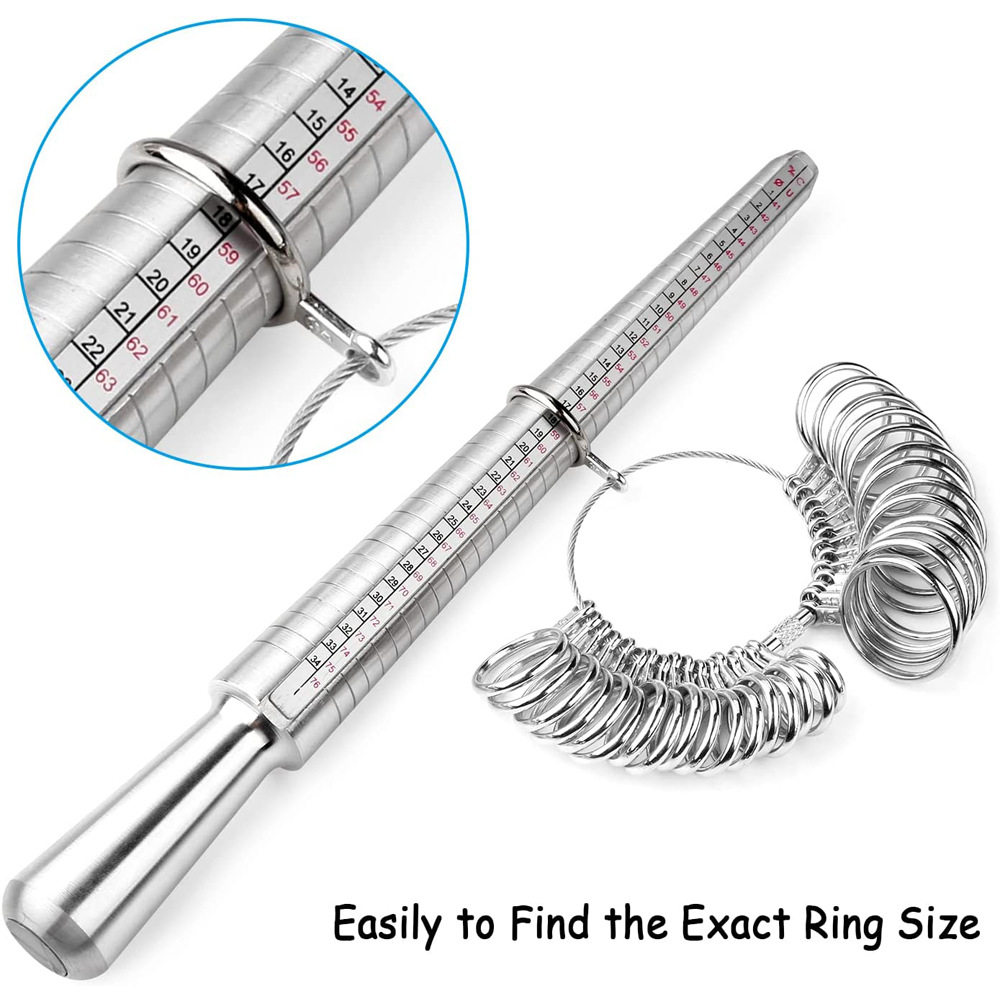 3-piece set TSK ring measurement set HKUS ring stick 0-15 beauty circle for measuring ring tools