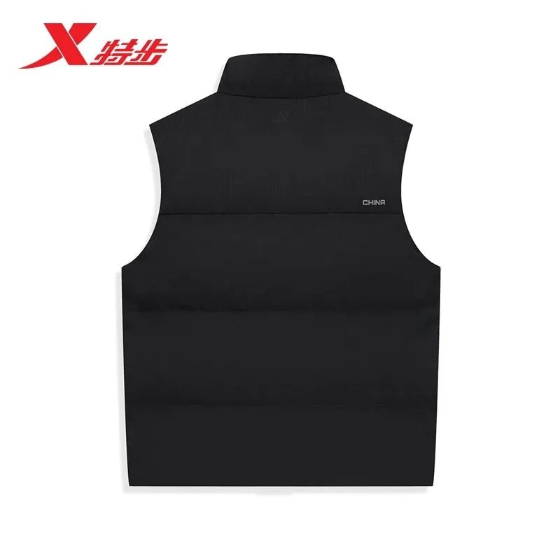 特步CHINA羽绒马甲男2025冬季新款保暖立领运动马甲975429260140,淘宝优惠券,粉丝福利购,淘宝优惠卷