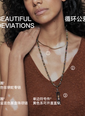 无用之用925银可开盖直轨项链