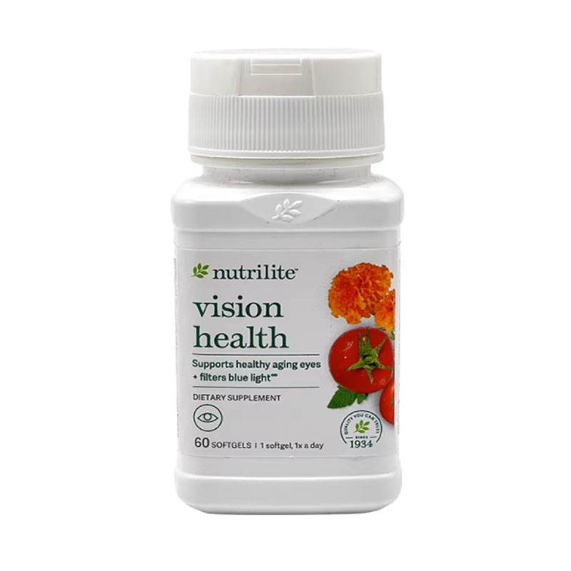 美国直邮进口安利纽崔莱护眼片胡萝卜素叶黄素越橘精华改善视力 - 图0