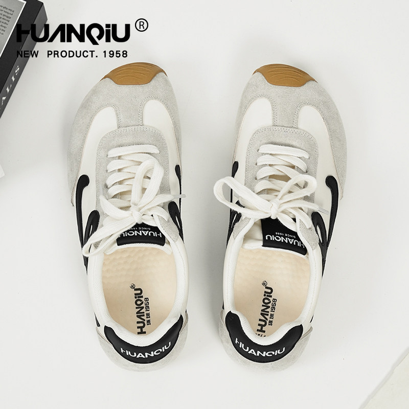 环球情侣款德训鞋男女2025新款透气阿甘鞋软底百搭板鞋平底运动鞋,淘宝优惠券,粉丝福利购,淘宝优惠卷