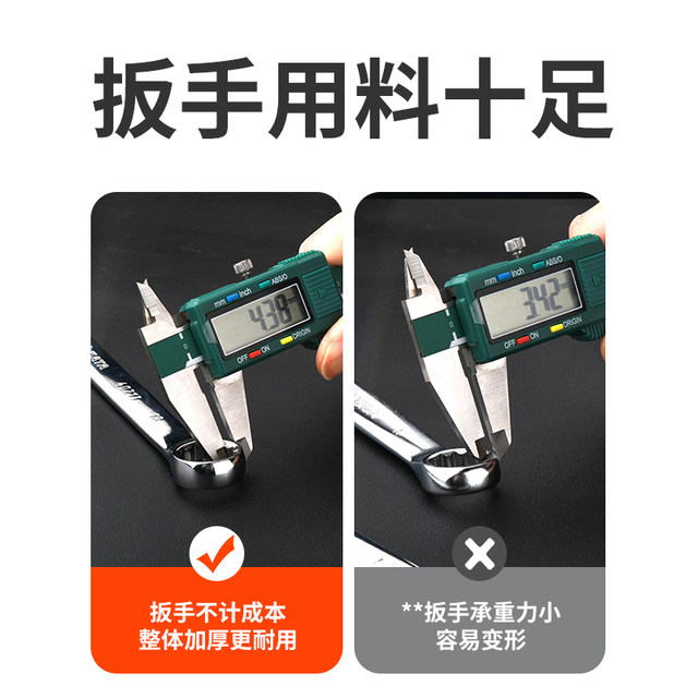 Opening 02345-A complete collection of dual-purpose wrench