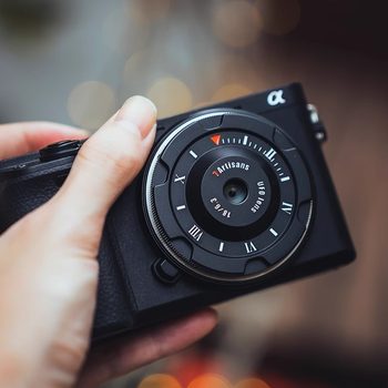 Seven Craftsmen 18mm f6.3 biscuit lens mirrorless pan focus ເຫມາະກັບ Sony E Fuji X Nikon Z30 Canon M3