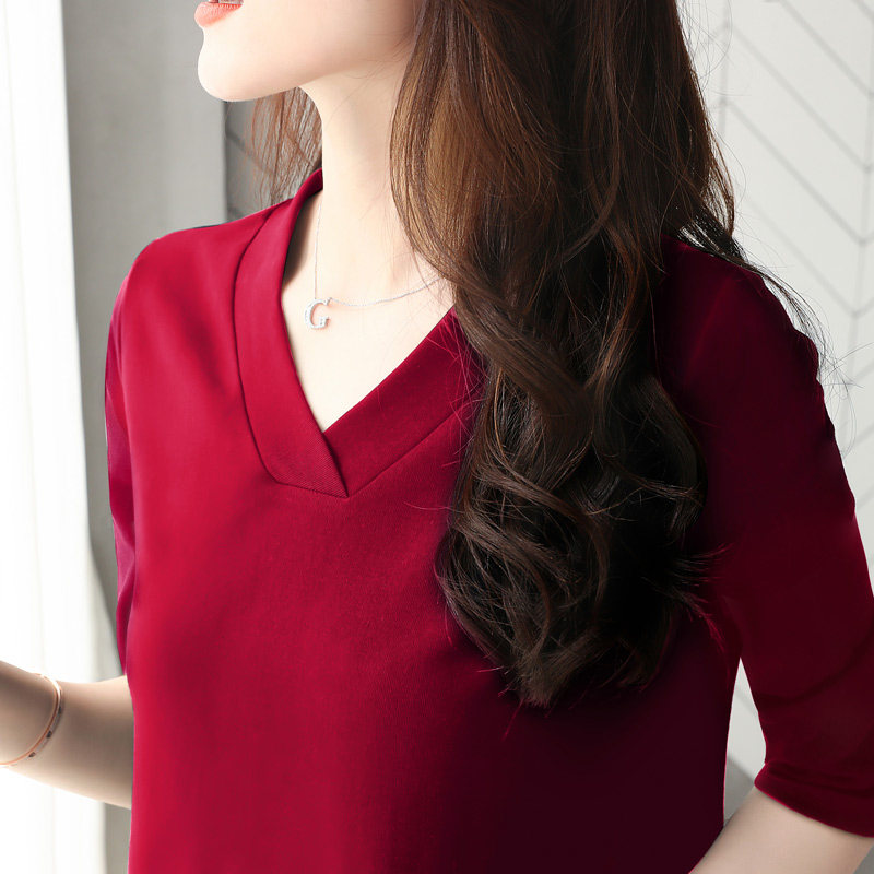 红色大码胖mm 2020年夏季连衣裙 甄度大码女装