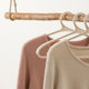 Wide shoulder hanger non-slip and not bulging