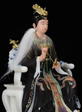 新品汉白玉地母娘娘佛像家用后土地姥娘娘L地母元君佛像居家桌面