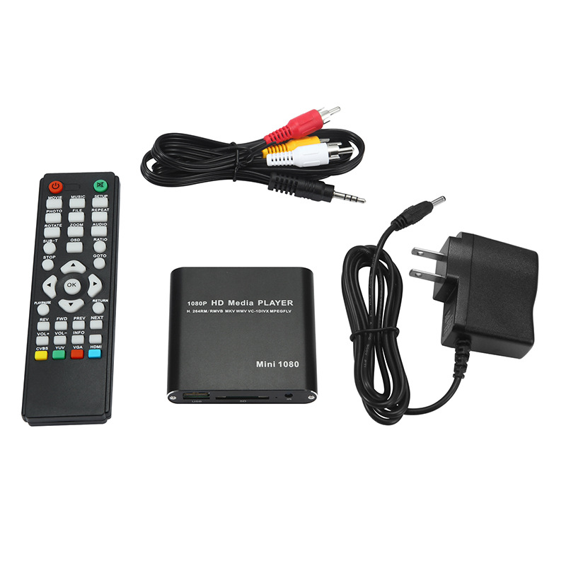 Mini 1080P Full HD Media Player-SD/USB HDD-HDMI高清播放机 - 图3