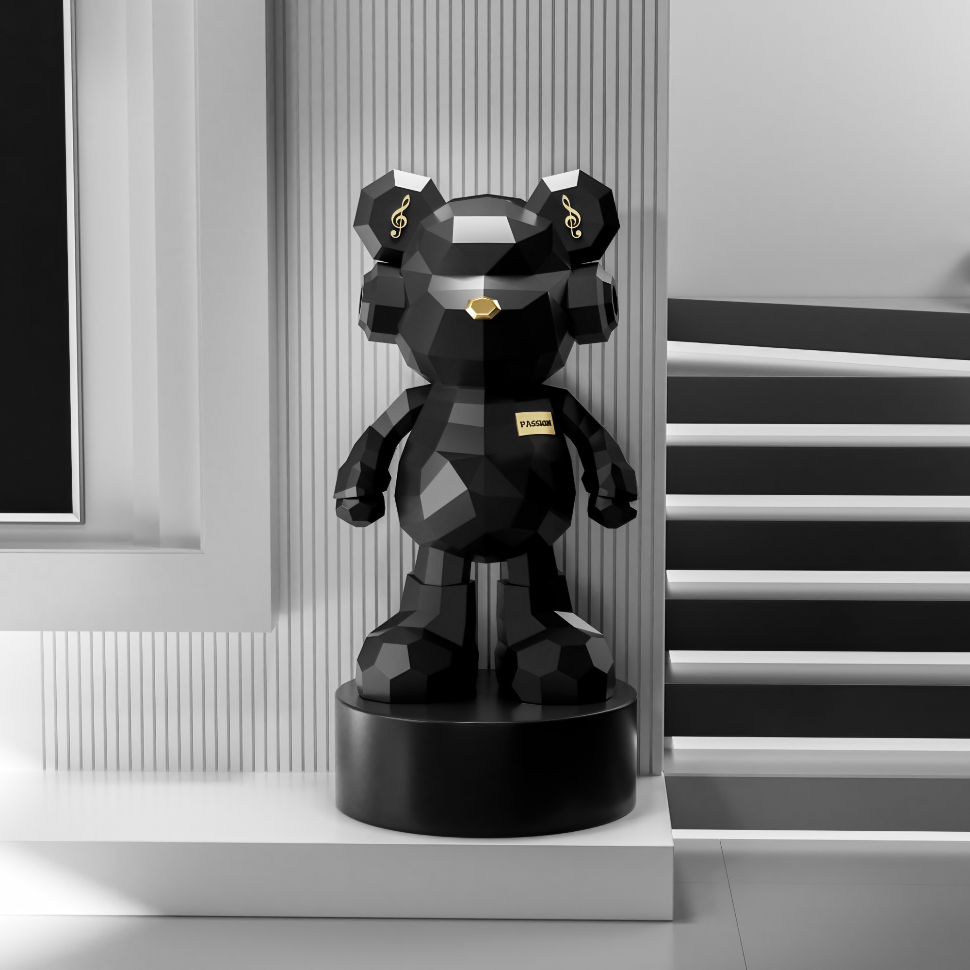 暴力熊客厅大型落地摆件电视柜旁高端轻奢搬家装饰品乔迁之喜礼物,淘宝优惠券,粉丝福利购,淘宝优惠卷