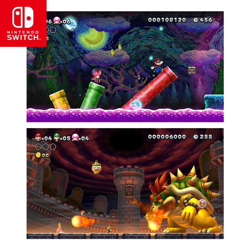 Nintendo Switch 任天堂 新 超级马力欧兄弟U 豪华版 游戏兑换卡中文版游戏国行switch游戏 马里奥兄弟U - 图2