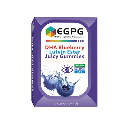DHA Blueberry Lutein EsterGummies DHA蓝莓叶黄素酯爆浆软糖-A1