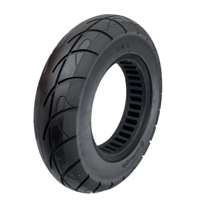 小巴士休闲三轮车3.00-8实心胎四轮老年电动K车100/90-8免充气轮 - 图3