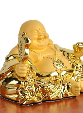 2021新款小车前台车上车载车保平安汽车摆件尼勒佛系高端车内饰品