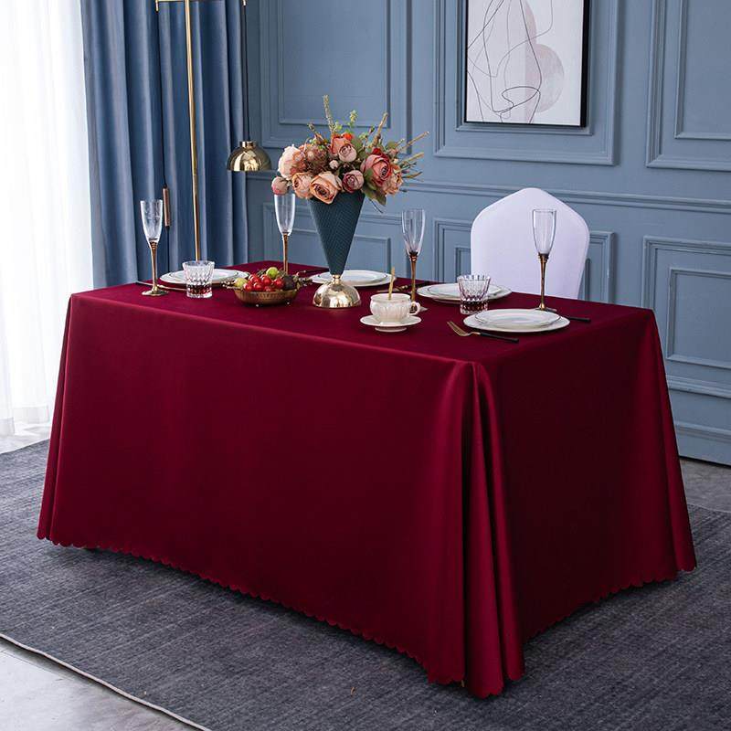 纯色桌布定制展会活动办公台布长方形布艺加厚高级感酒店会议桌布,淘宝优惠券,粉丝福利购,淘宝优惠卷