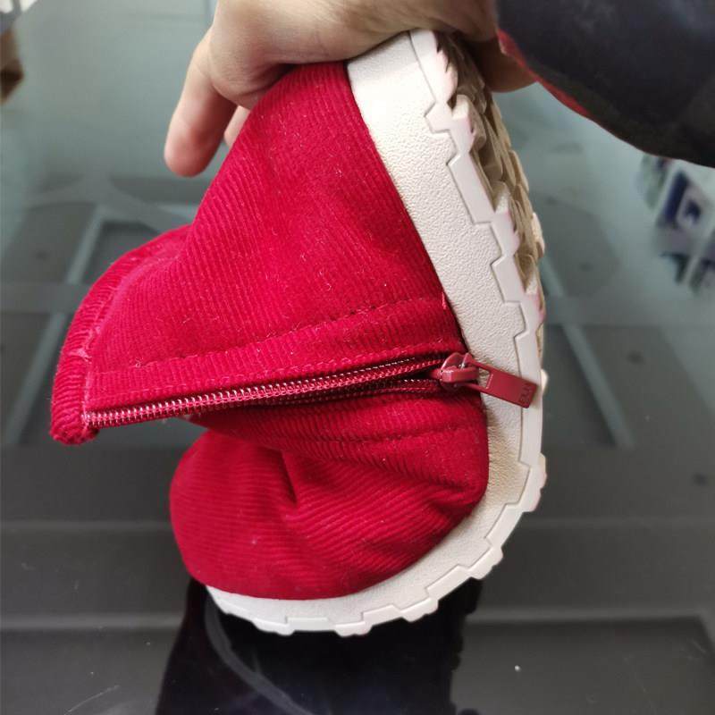 冬季手工北京男女老人保暖布鞋高帮家居棉拖鞋防滑加绒毛毛月子鞋,淘宝优惠券,粉丝福利购,淘宝优惠卷