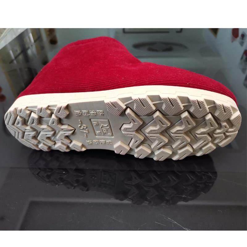 冬季手工北京男女老人保暖布鞋高帮家居棉拖鞋防滑加绒毛毛月子鞋,淘宝优惠券,粉丝福利购,淘宝优惠卷