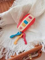 Toy Key Baby Early Teach Baby Remote Control Tooth Gum Emulation Music Car Light Puzzle