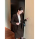 Maven Lin Italian ລົດນິຍົມສູງ corduroy blazer ຊຸດກະໂປງສີຂາວຂອງແມ່ຍິງ