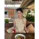 Maven Lin Su Gexiao|ເສື້ອເຊີດແຂນແບບບາງໆຂອງຜູ້ຍິງໃນລະດູຮ້ອນ ການອອກແບບແບບທັບຊ້ອນກັນ
